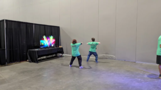 Playthrough Gaming Convention 2024 NPC's Dancing